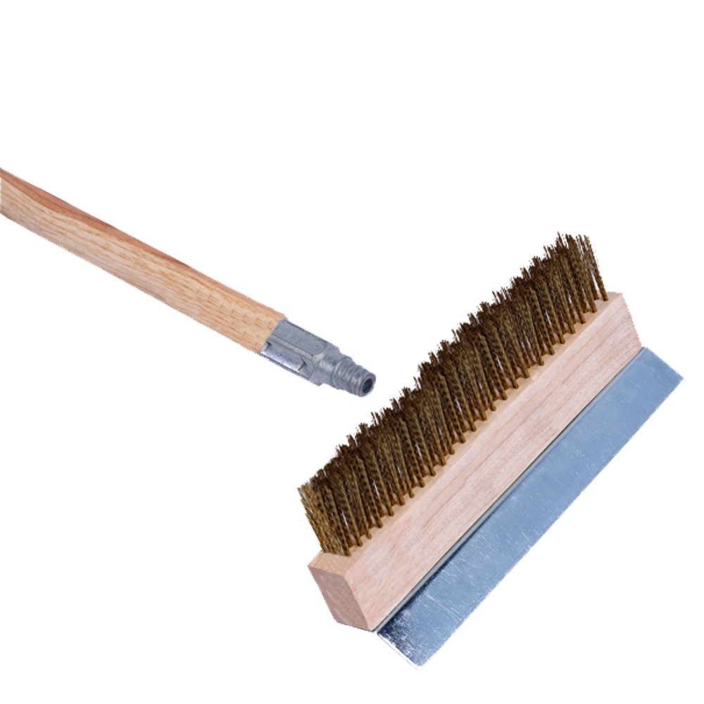 Vitcas pizza oven brush and scraper for compatible surfaces