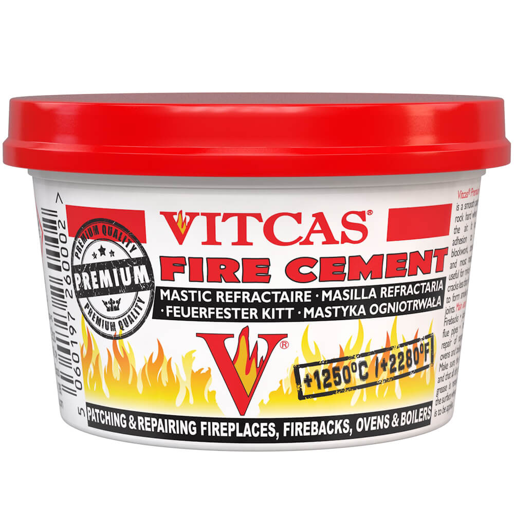 Vitcas Premium Fire Cement packaging