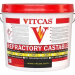 Castable refractory concrete